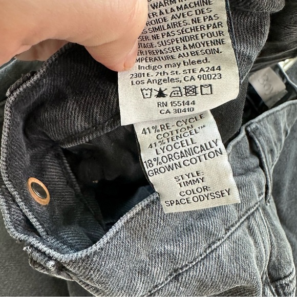 NWT Boyish The Timmy High Rise Straight Jeans in Space Odyssey Size 25 - Picture 11 of 15